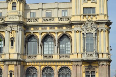 Bağlantı noktası de Barcelona Barcelona bina. İspanya.