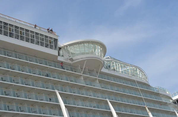 Luxury cruise ship närbild — Stockfoto