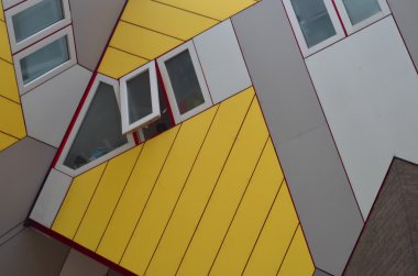 Küp evler Rotterdam, Hollanda.