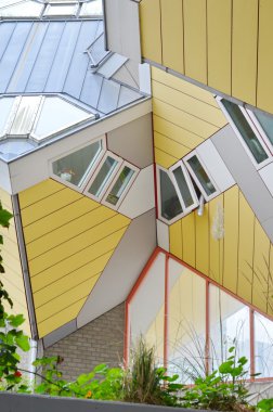 Küp evler Rotterdam, Hollanda.