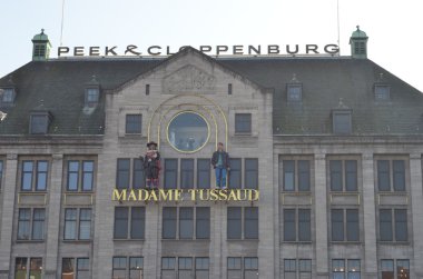 Cephe Madame Tussaud balmumu Müzesi Amsterdam, Hollanda.