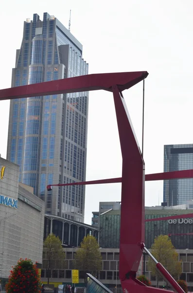 Rotterdam, centrum. Nederländerna, — Stockfoto