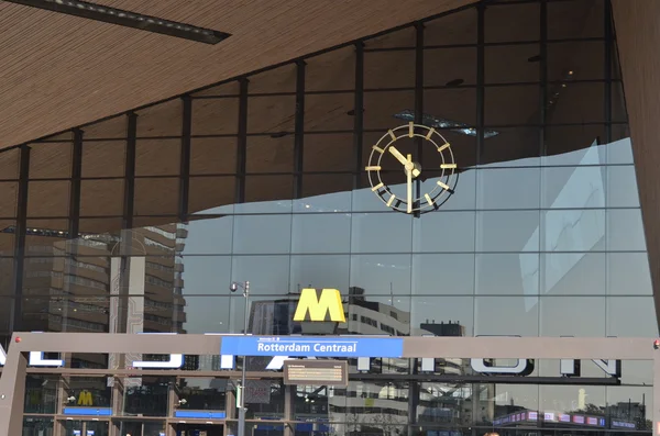 Rotterdam Central Station, Nederländerna — Stockfoto