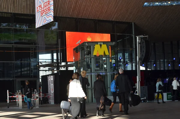 Gare centrale de Rotterdam, Pays-Bas — Photo