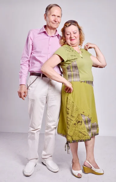 Elderly happy couple — Stock Photo, Image