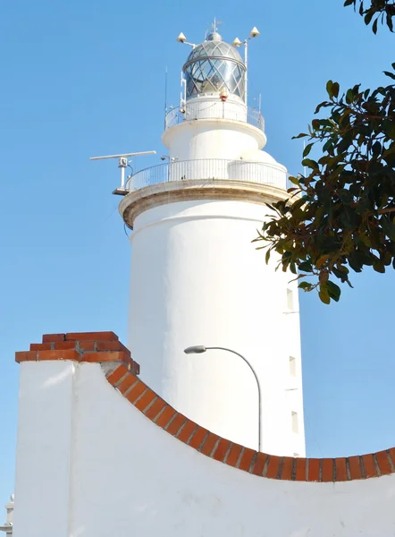 Fyren i malaga i Andalusien, Spanien — Stockfoto