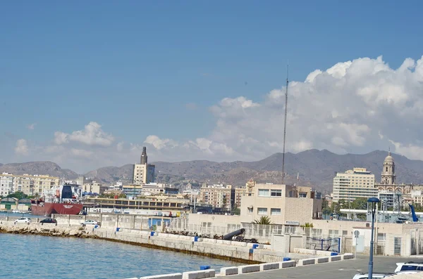 Pohled na města Malaga, Španělsko — Stock fotografie