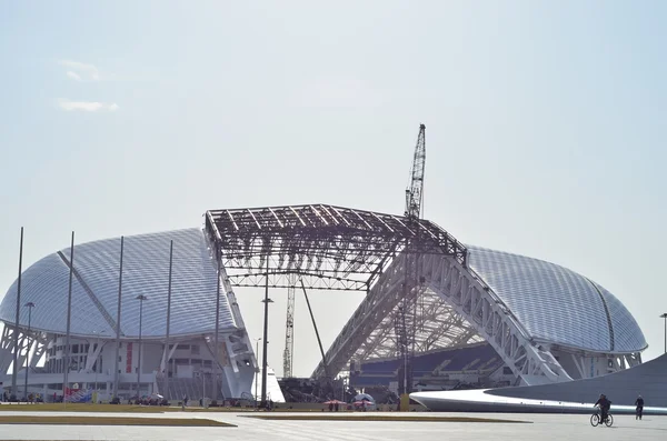 Olympisch Stadion Fisht in Sochi, Rusland voor het openen en sluiten ceremonies van Winter Olympische spelen 2014 — Stockfoto