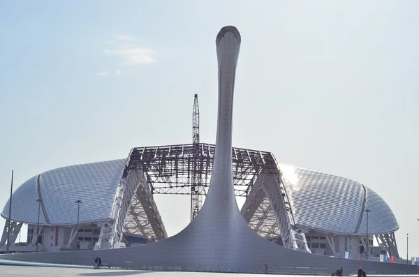 A chama olímpica em Sochi 2015 — Fotografia de Stock