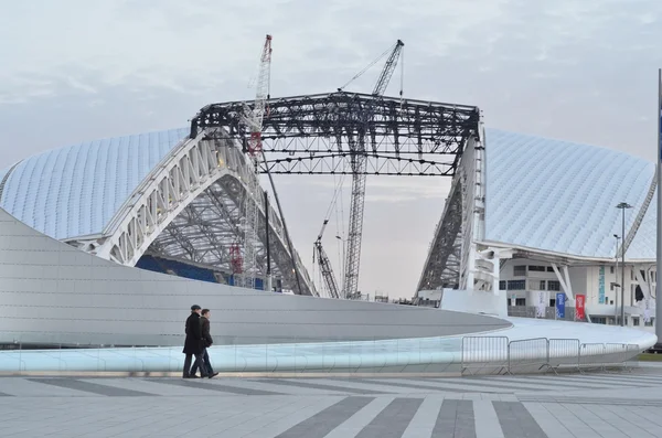 Olimpiyat Stadı için açılış ve kapanış törenleri Kış Olimpiyat Oyunları 2014 Soçi, Rusya Fisht — Stok fotoğraf