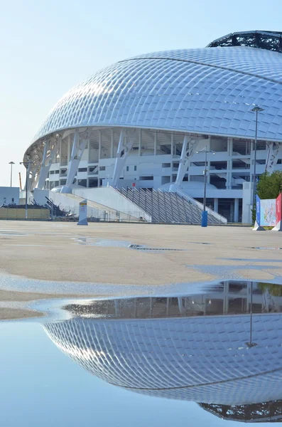 Olympic Torch, Fisht Olympic Stadium in Sochi, Russia, 2015 — Stock Photo, Image