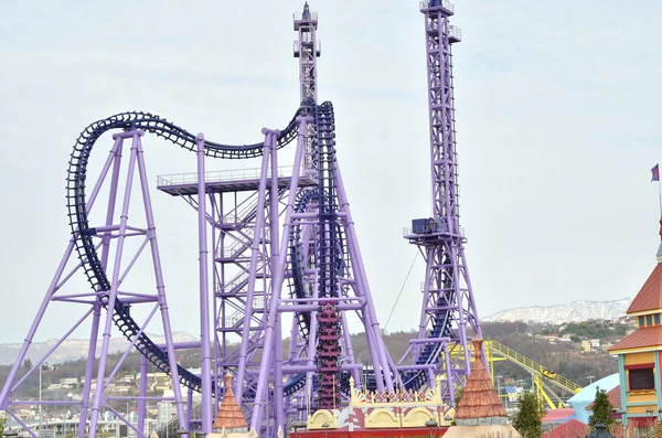 Quantensprung-Attraktion im Olympiapark von Sotschi — Stockfoto