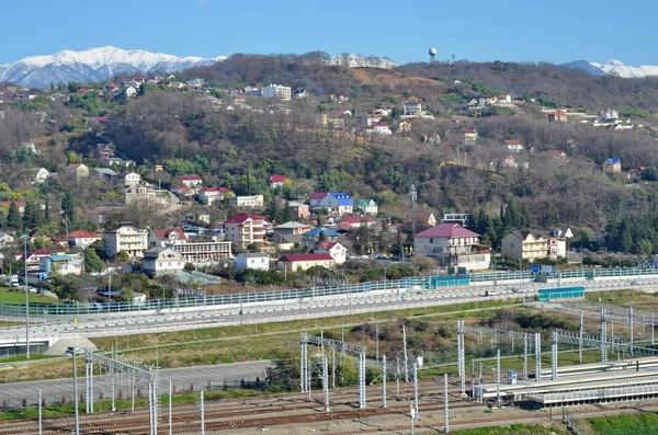 Dworzec kolejowy Park Olimpijski, Sochi, Federacja Rosyjska — Zdjęcie stockowe