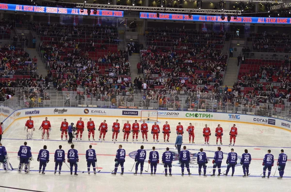 Ice hockey spel Khl Sochi, Rusland 2015 — Stockfoto