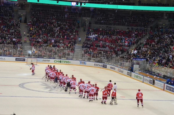 Wschód-zachód wszystkie gwiazda gra Khl Polska 2015 — Zdjęcie stockowe