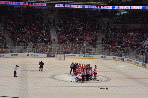 Doğu-Batı tüm star oyun Khl Sochi, Rusya Federasyonu 2015 — Stok fotoğraf