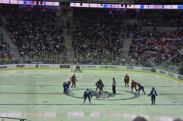 East-West All star game KHL Sochi, Rusia 2015 — Foto de Stock