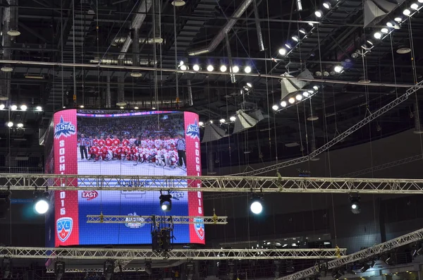 Est-Ovest All star game KHL Sochi, Russia 2015 — Foto Stock