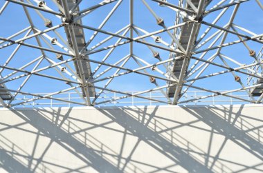 Soyut metal mimari detay