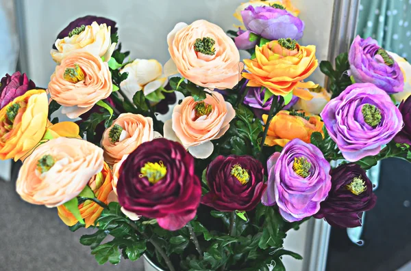Bouquet floreale artificiale — Foto Stock