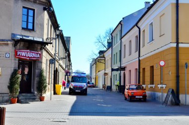 Bright colorful historic buildings