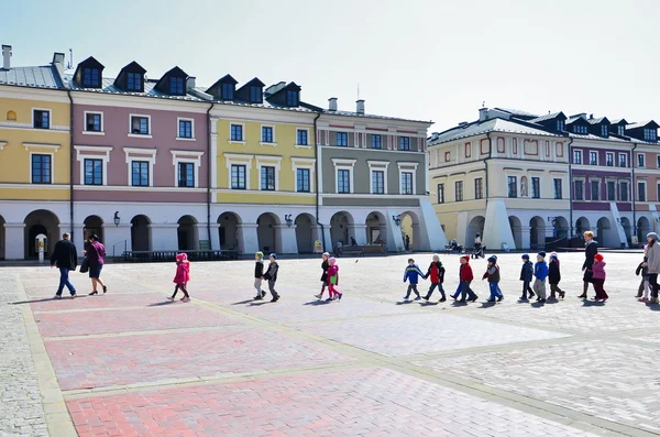 Bright colorful buildings — Stock Photo, Image