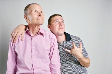 Baba ve oğul portre
