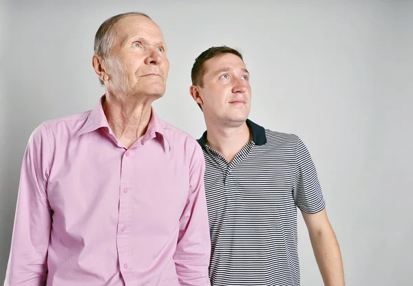Father and son portrait — Stock Photo, Image