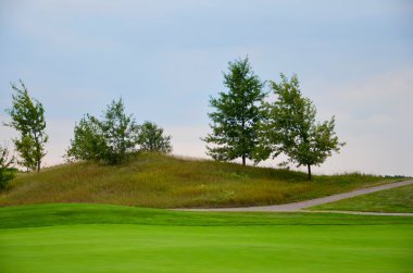 Yeşil manzara. Doğa arka plan