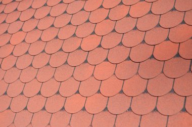 Kırmızı çatı kiremit doku arka plan