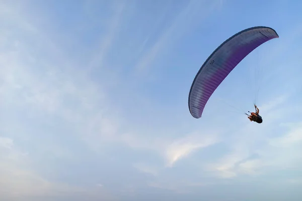 Paraglider Floating Freely Sky — Stock Photo, Image