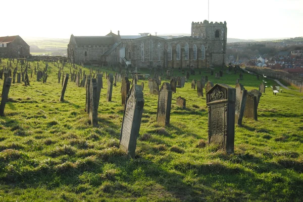 Whitby, beau village balnéaire dans le Yorkshire — Photo