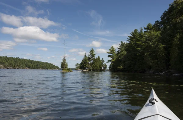 Northern Scenic From A Kayak — Stock Photo, Image