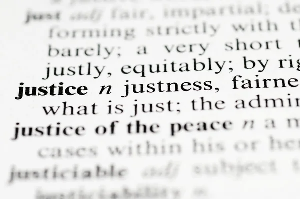 Justicia — Foto de Stock