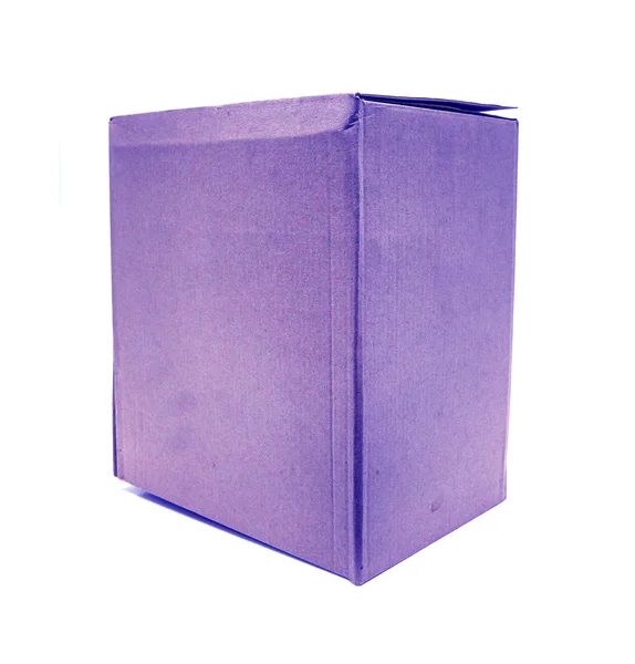 Embalagem antiga azul — Fotografia de Stock