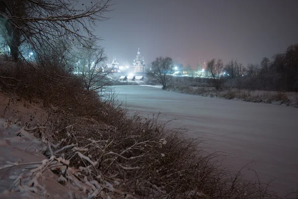 Wimter came to Suzdal — Stock Photo, Image