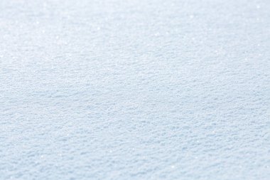 Arkaplan olarak beyaz pırıl pırıl kar yüzeyi