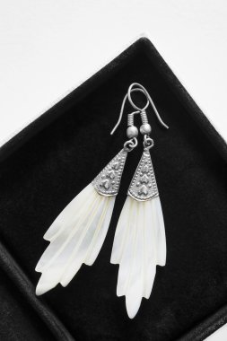 bir kutu içinde küpe