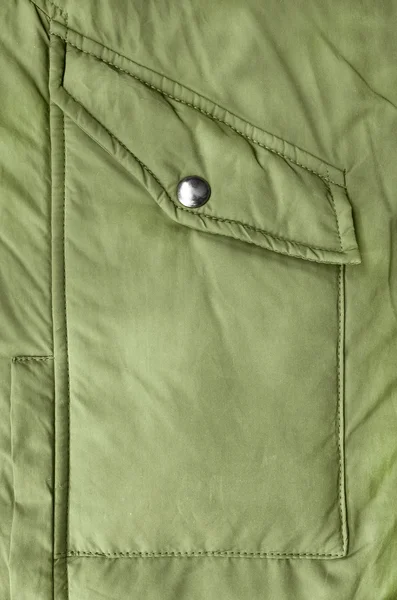 ジャケットのポケットのクローズ アップ — ストック写真