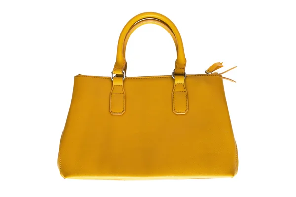Κίτρινη τσάντα απομονωθεί — Φωτογραφία Αρχείου