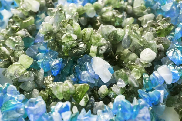 Nephrite ve aquamarine — Stok fotoğraf