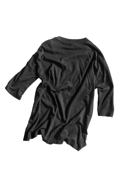 Black shirt isolated — Stock Photo, Image