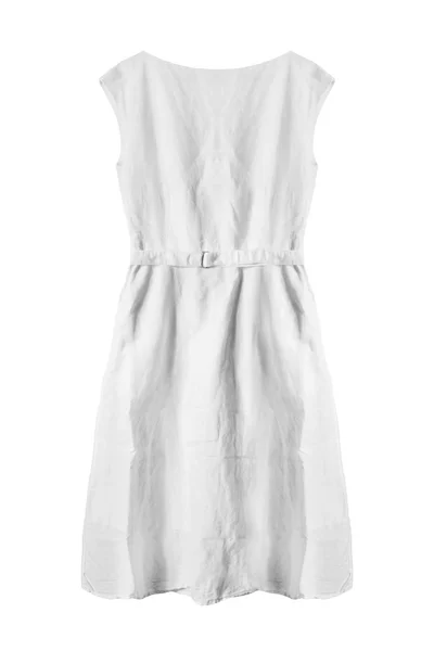 Vestido branco isolado — Fotografia de Stock