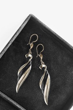 bir kutu içinde küpe