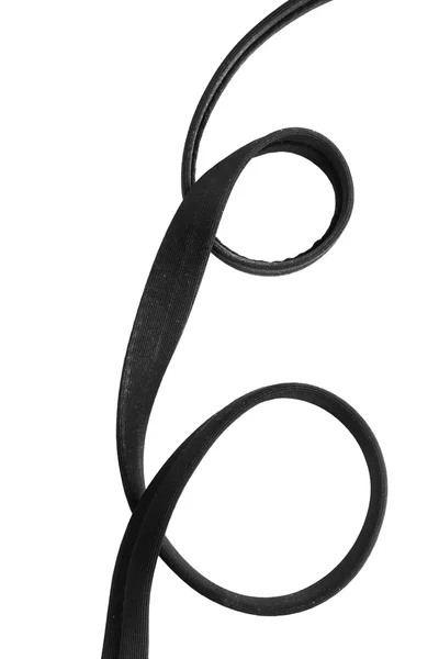 İzole siyah string — Stok fotoğraf