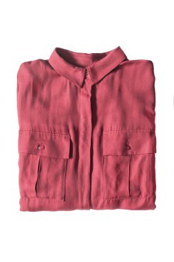 Katlanmış gömlek izole