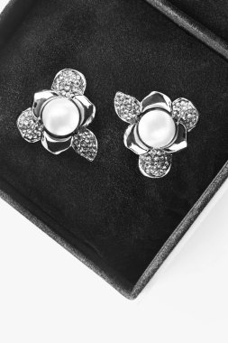 bir kutu içinde küpe