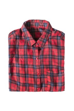 Katlanmış gömlek izole