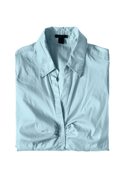 Vikta skjorta isolerade — Stockfoto
