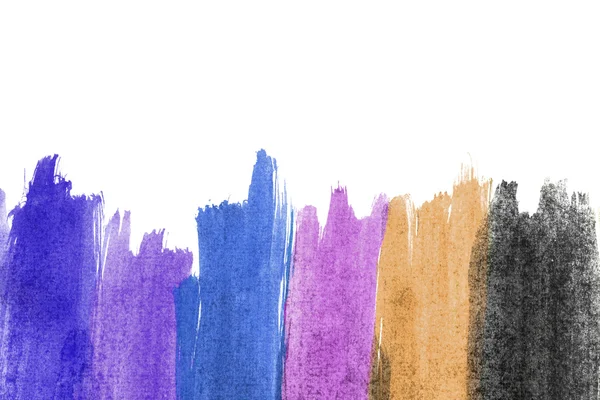 Colorful brush strokes — Stock Photo, Image